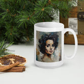 Baroque Brushes White glossy mug - Beyond T-shirts